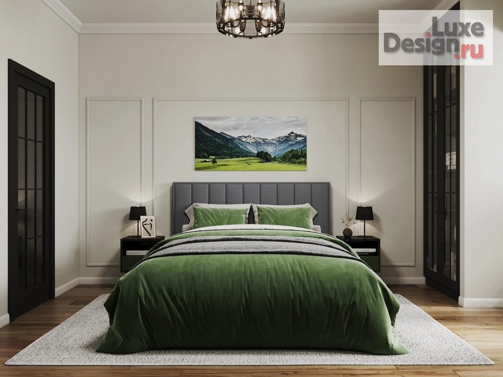 Дизайн интерьера трехкомнатной квартиры "Квартира в стиле современная классика" (фото 6)