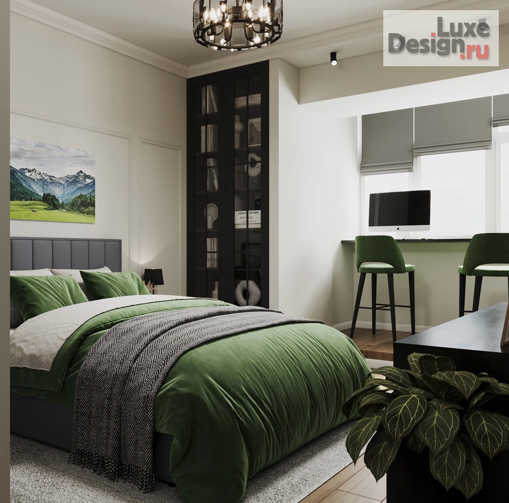 Дизайн интерьера трехкомнатной квартиры "Квартира в стиле современная классика" (фото 8)