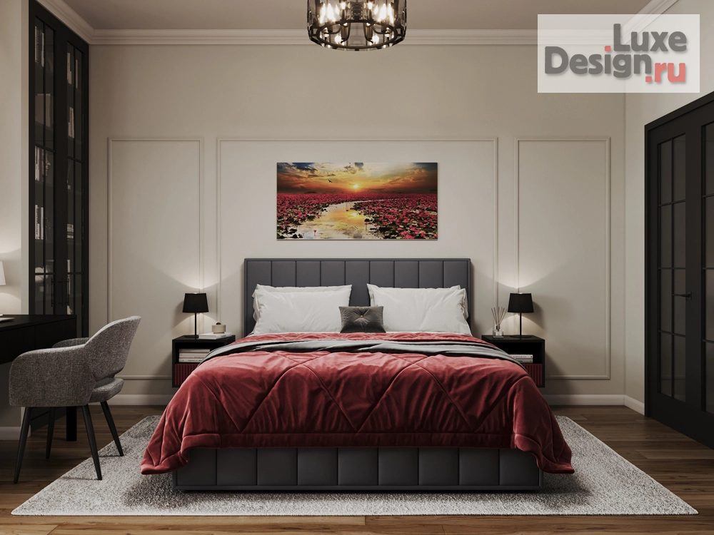 Дизайн интерьера трехкомнатной квартиры "Квартира в стиле современная классика" (фото 9)