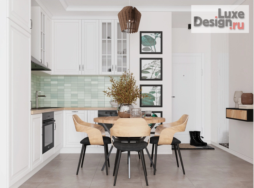 Дизайн интерьера двухкомнатной квартиры "Квартира в стиле минимализм" (фото 3)