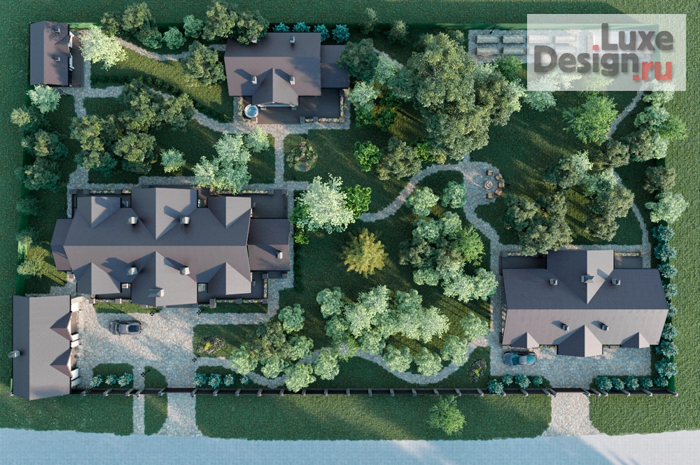 Ландшафтный дизайн "Приусадебный участок" (фото 1)