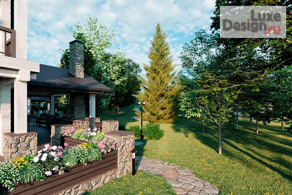 Ландшафтный дизайн "Приусадебный участок" (фото 9)