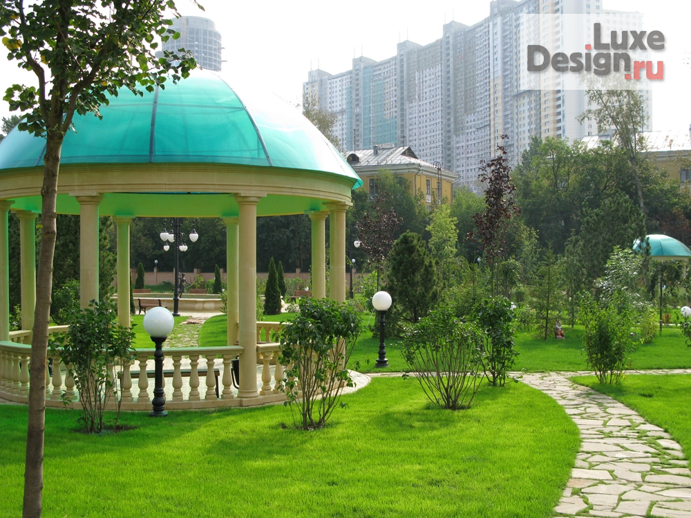 Ландшафтный дизайн "Пансион Воспитанниц Министерства обороны Российский Федерации" (фото 2) от дизайнера Ягубянц Артур Владимирович Ландшафтный дизайн "Пансион Воспитанниц Министерства обороны Российский Федерации" (фото 2)