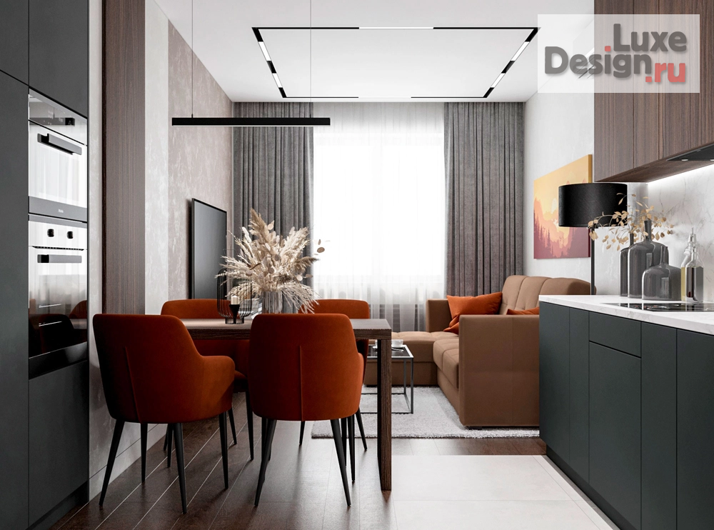 Дизайн интерьера трехкомнатной квартиры "Квартира в стиле минимализм" (фото 4)