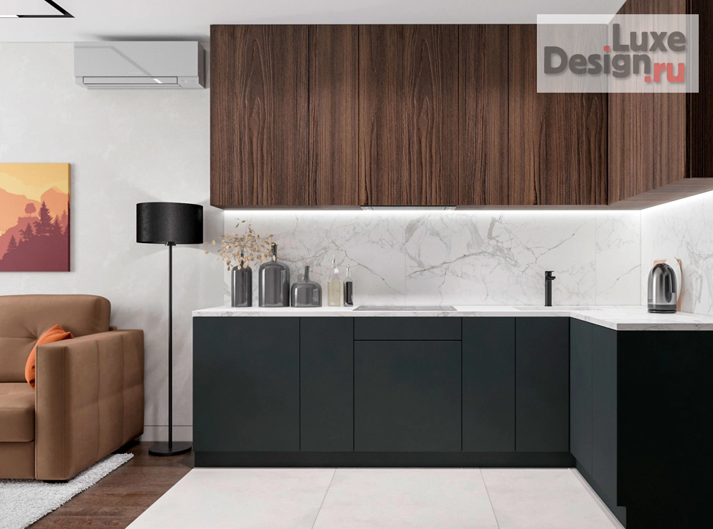 Дизайн интерьера трехкомнатной квартиры "Квартира в стиле минимализм" (фото 5)