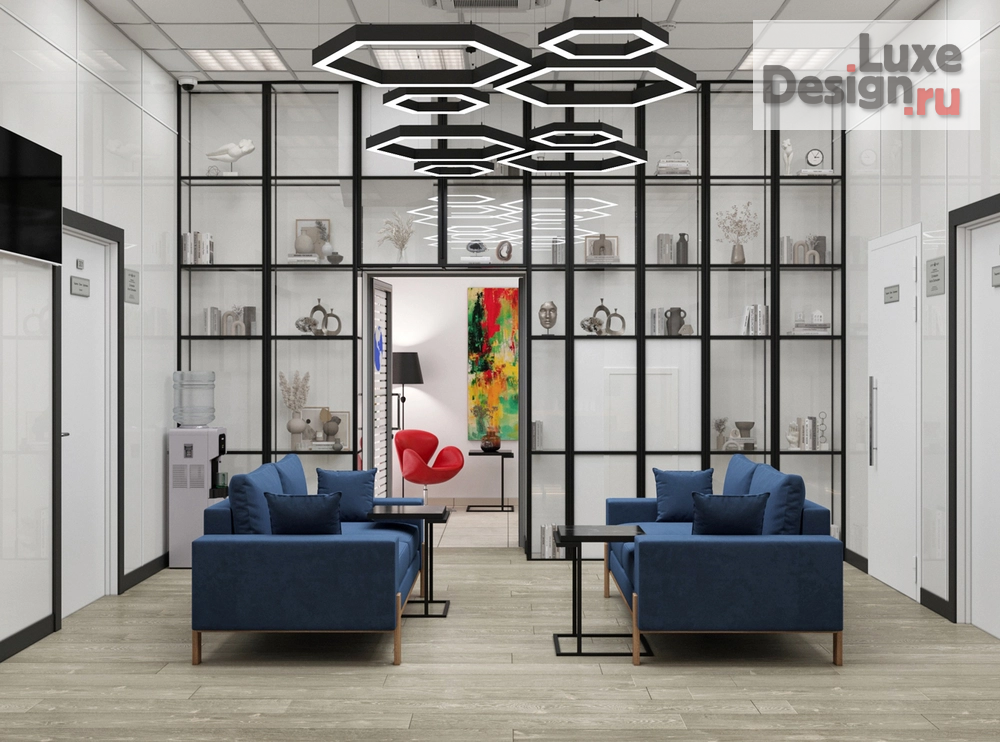 Дизайн интерьера лечебного учреждения "Клиника в современном стиле" (фото 3)