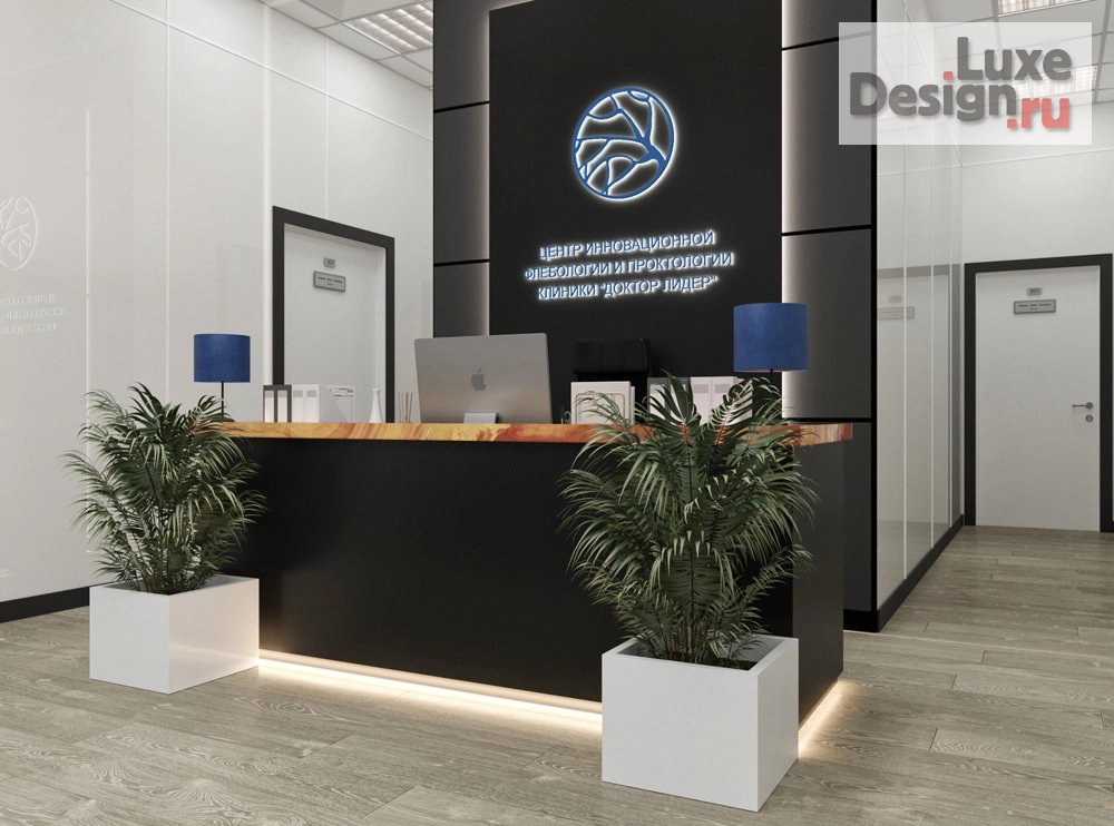Дизайн интерьера лечебного учреждения "Клиника в современном стиле" (фото 4)