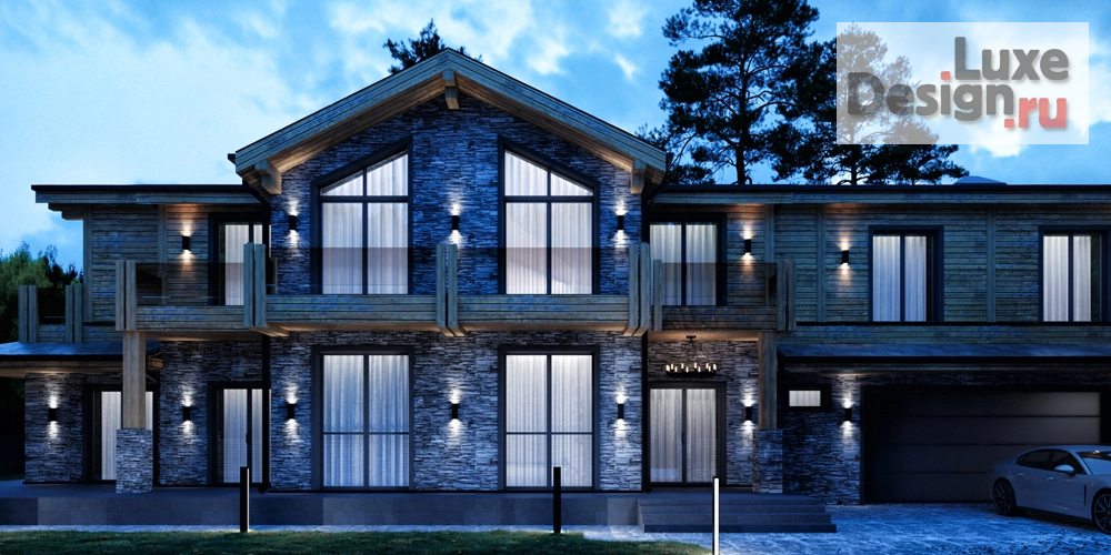 Частная архитектура "Загородный дом в стиле шале" (фото 9)