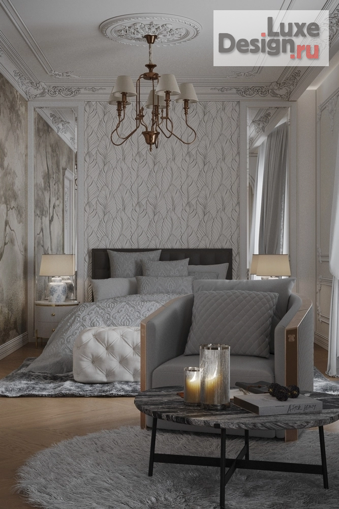 Дизайн интерьера загородного дома "Интерьер флигеля особняка в Барвихе (Москва)" (фото 2)