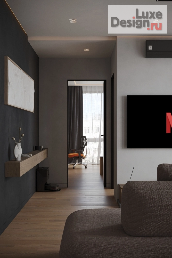 Дизайн интерьера трехкомнатной квартиры "Интерьер 3-комнатной квартиры в ЖК "Profit", Москва" (фото 2)