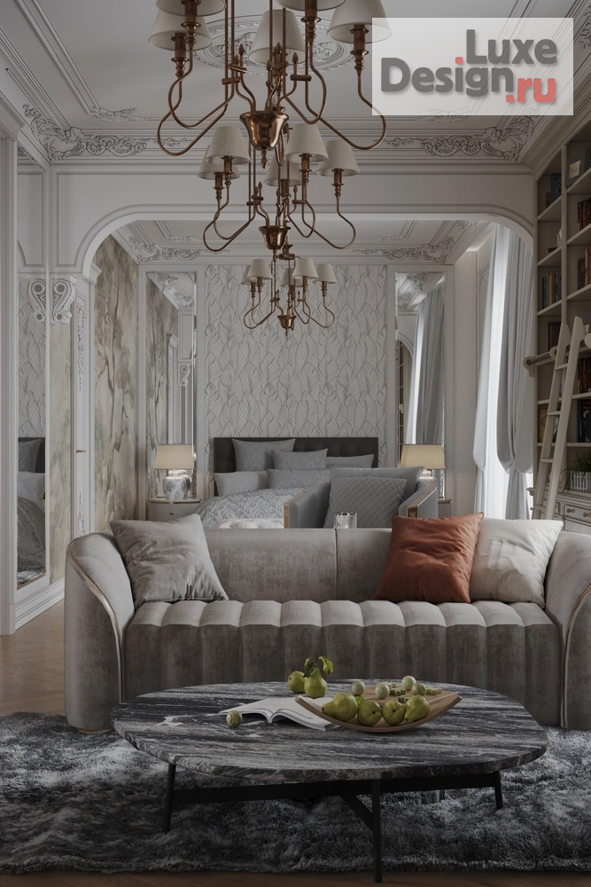 Дизайн интерьера загородного дома "Интерьер флигеля особняка в Барвихе (Москва)" (фото 3)