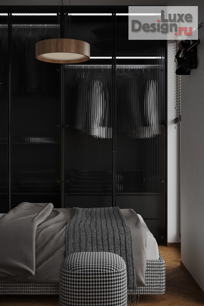 Дизайн интерьера коттеджа "Интерьер рядного бокса в Эстонии - минимализм, тёмные тона и LED-подсветка" (фото 47)