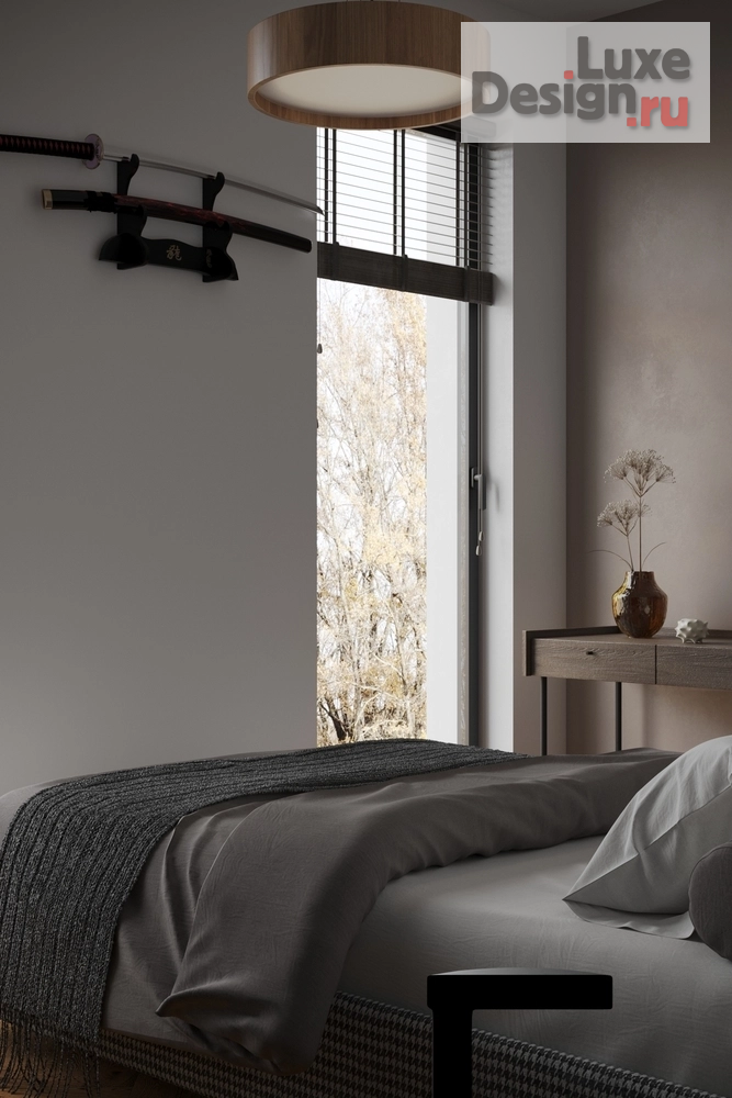 Дизайн интерьера коттеджа "Интерьер рядного бокса в Эстонии - минимализм, тёмные тона и LED-подсветка" (фото 48)