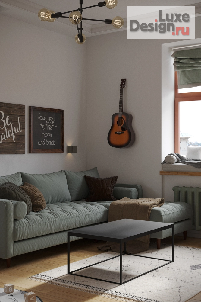 Дизайн интерьера двухкомнатной квартиры "Интерьер 2-комнатной квартиры в Таллине (Эстония) в стиле "Ikea"" (фото 4)