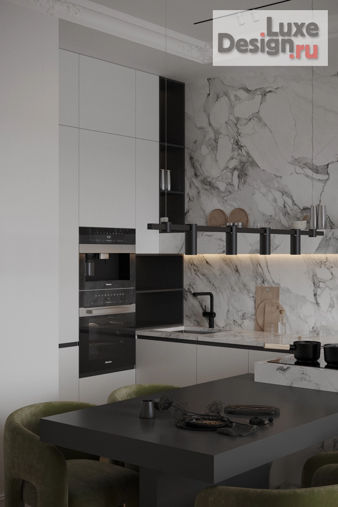 Дизайн интерьера двухкомнатной квартиры "Интерьер квартиры в ЖК "Hide" (Москва)" (фото 7)