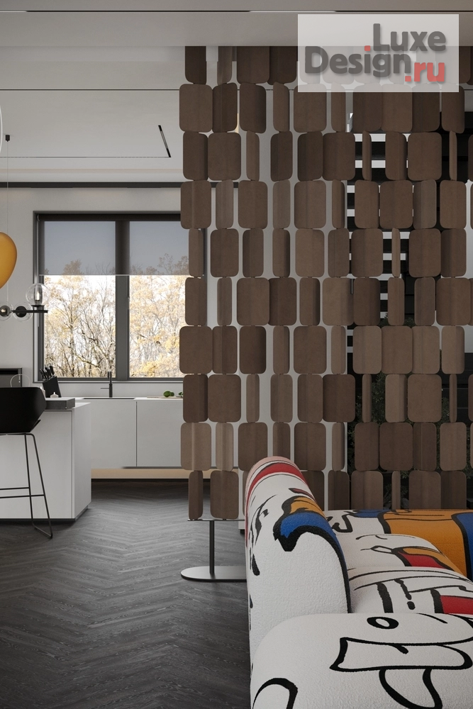 Дизайн интерьера загородного дома "Интерьер части жилого пространства особняка в Барвиха Хиллс (Москва)" (фото 8)