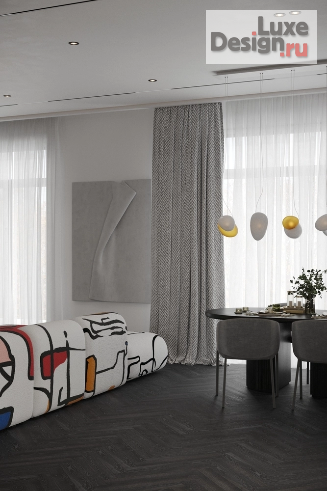 Дизайн интерьера загородного дома "Интерьер части жилого пространства особняка в Барвиха Хиллс (Москва)" (фото 16)