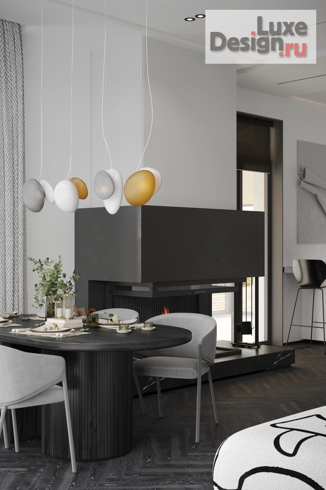 Дизайн интерьера загородного дома "Интерьер части жилого пространства особняка в Барвиха Хиллс (Москва)" (фото 18)