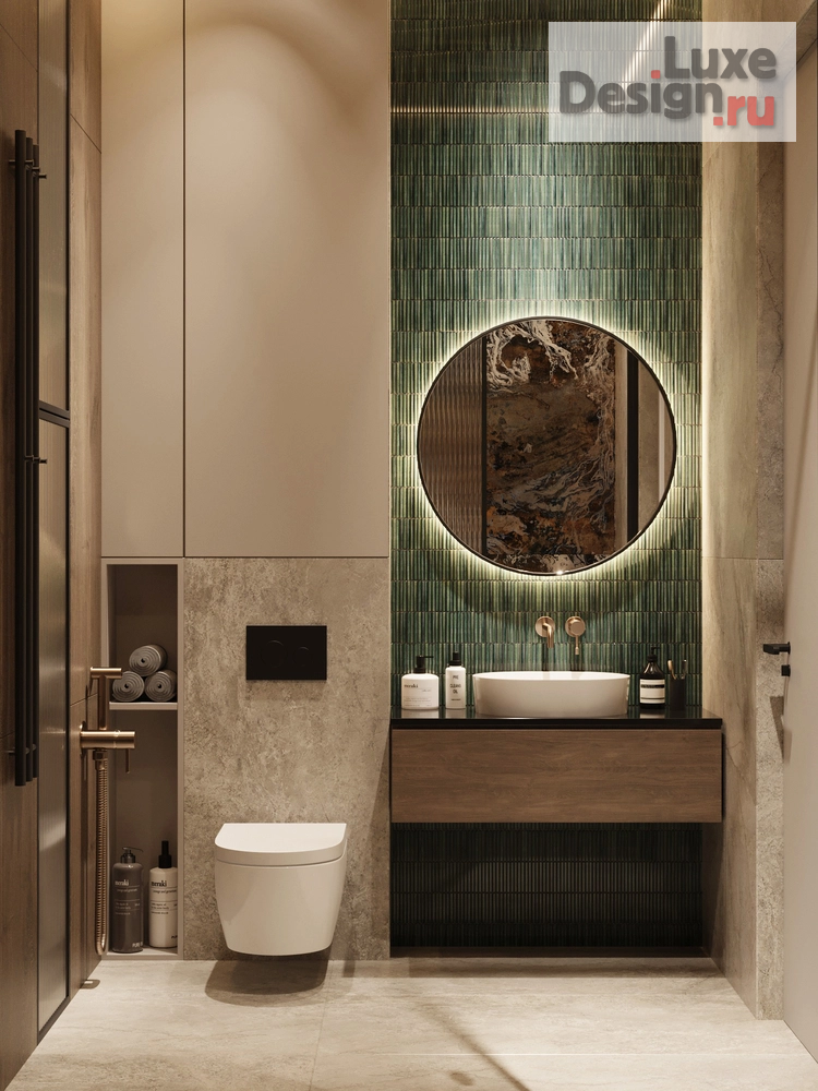 Дизайн интерьера четырехкомнатной квартиры "ЖК Ренессанс" (фото 16)