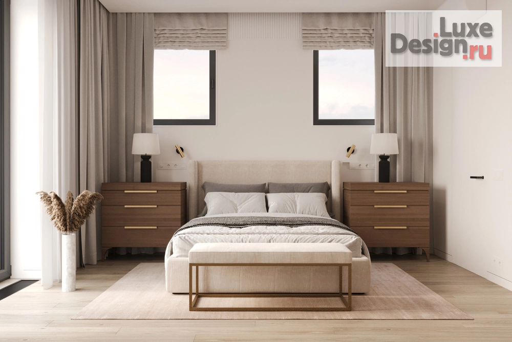 Дизайн интерьера частного дома "Частный дом с камином в американском стиле" (фото 12)