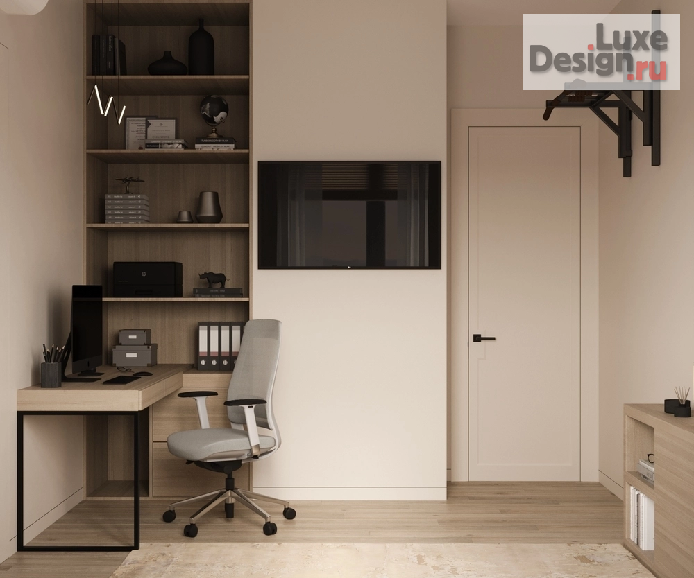 Дизайн интерьера частного дома "Частный дом с камином в американском стиле" (фото 20)