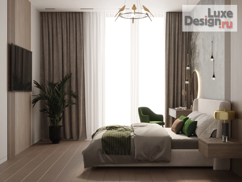 Дизайн интерьера четырехкомнатной квартиры "ЖК Ренессанс" (фото 14)