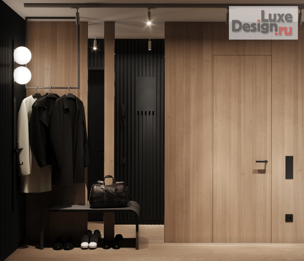 Дизайн интерьера двухкомнатной квартиры "г. Новозыбков. Философия контраста" (фото 3)