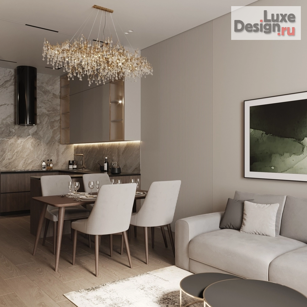 Дизайн интерьера четырехкомнатной квартиры "ЖК Ренессанс" (фото 5)