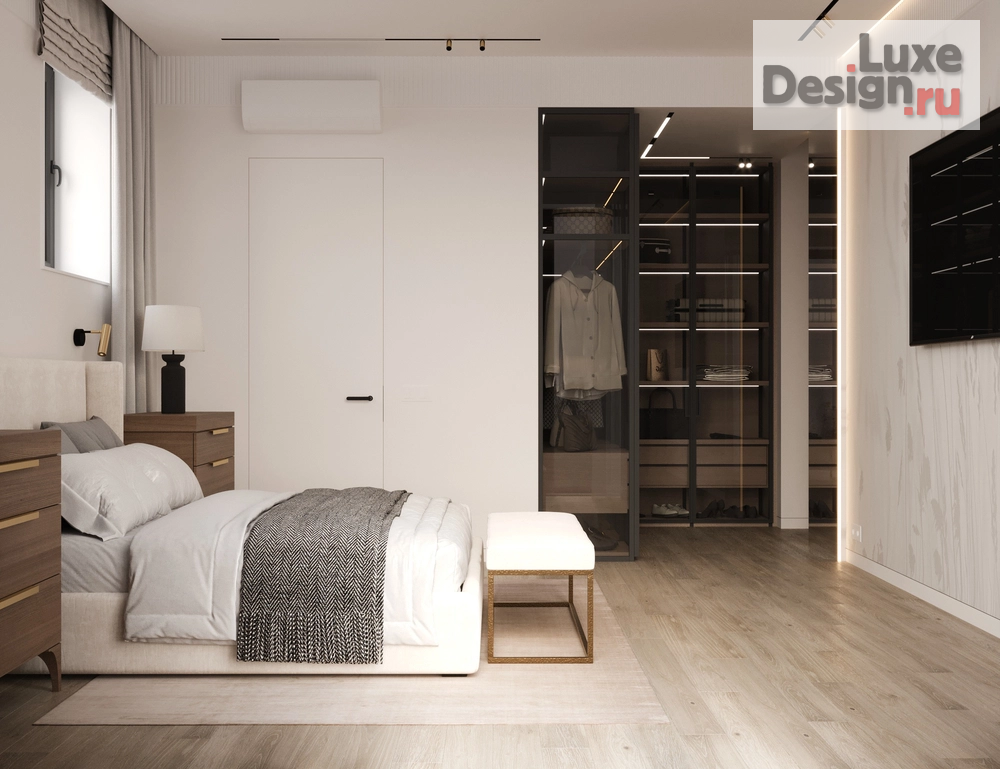 Дизайн интерьера частного дома "Частный дом с камином в американском стиле" (фото 16)