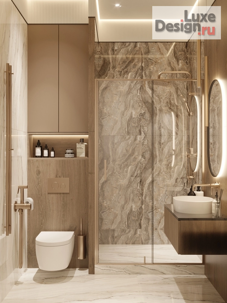 Дизайн интерьера четырехкомнатной квартиры "ЖК Ренессанс" (фото 10)