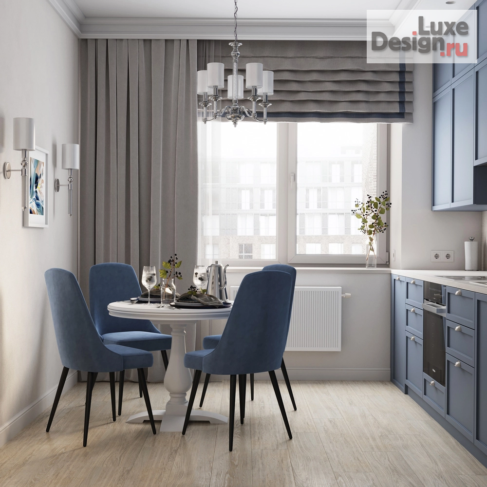 Дизайн интерьера двухкомнатной квартиры "г.Москва, Светлый бульвар" (фото 5) от дизайнера Светлана Кириллова Дизайн интерьера двухкомнатной квартиры "г.Москва, Светлый бульвар" (фото 5)