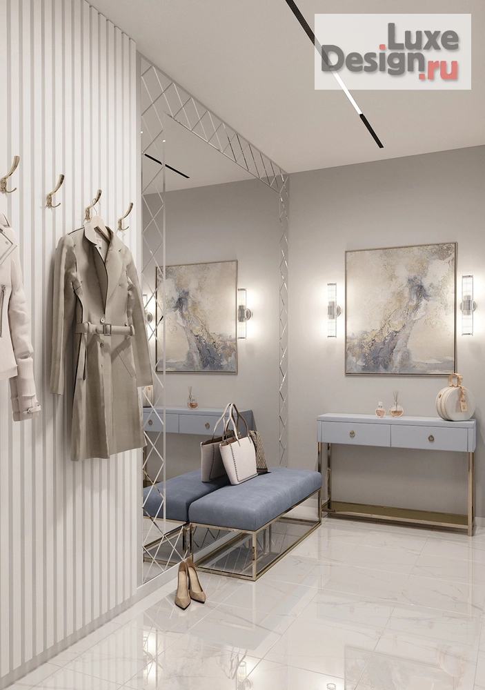 Дизайн интерьера трехкомнатной квартиры "ЖК Селигер Сити /Москва/" (фото 5)