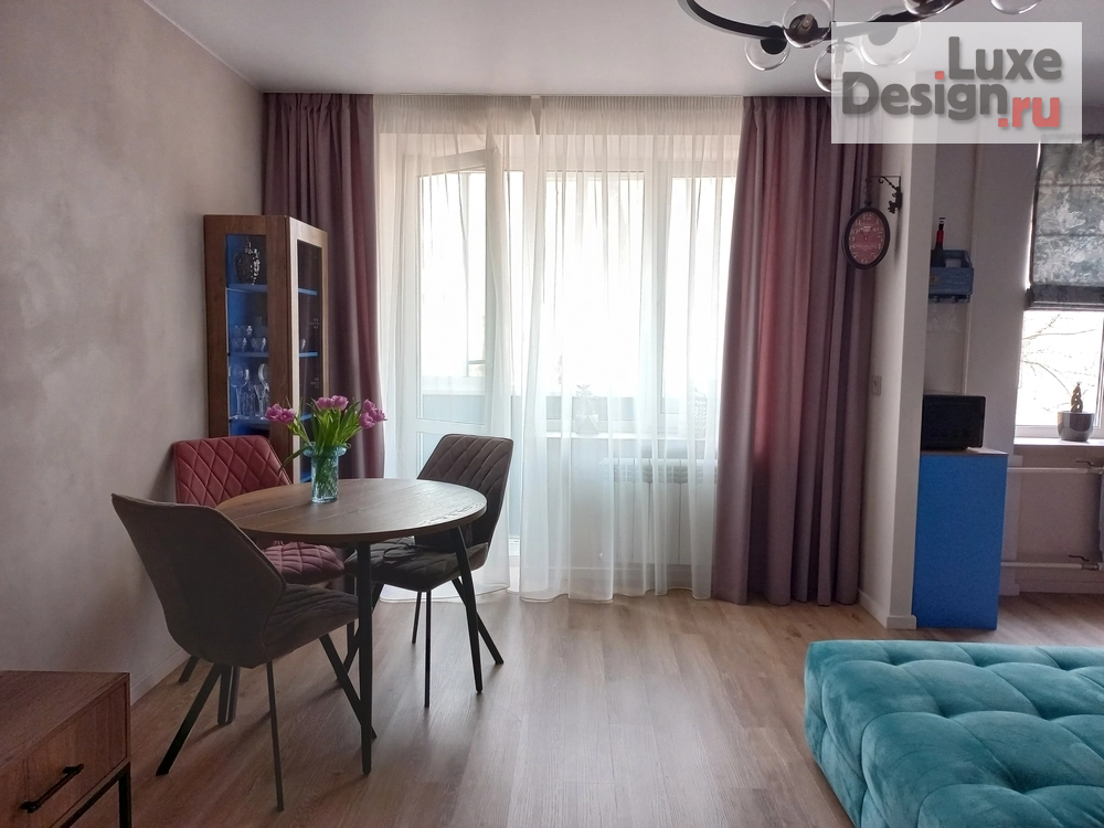 Дизайн интерьера однокомнатной квартиры "Квартира в Москве - реализация" (фото 5)