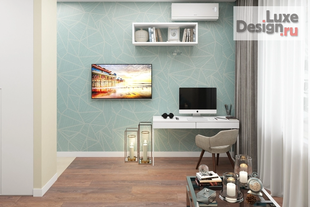 Дизайн интерьера однокомнатной квартиры "Проект квартиры в Москве" (фото 4)