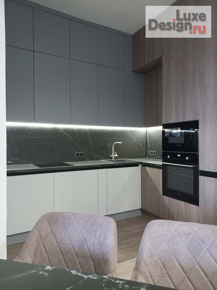 Дизайн интерьера двухкомнатной квартиры "ЖК Сиреневый парк - реализация" (фото 3)
