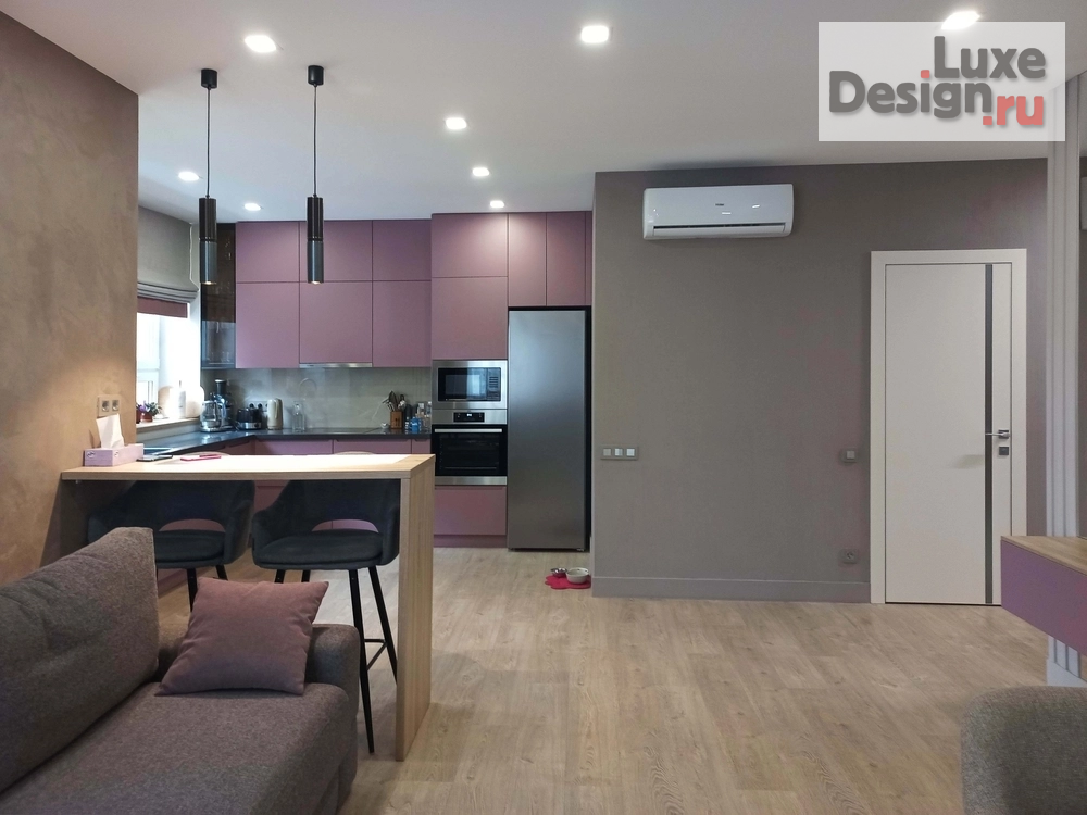 Дизайн интерьера трехкомнатной квартиры "Квартира в Королеве - реализация" (фото 4)