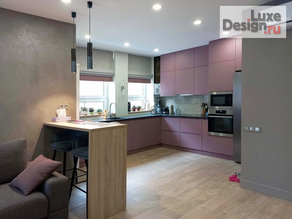 Дизайн интерьера трехкомнатной квартиры "Квартира в Королеве - реализация" (фото 3)