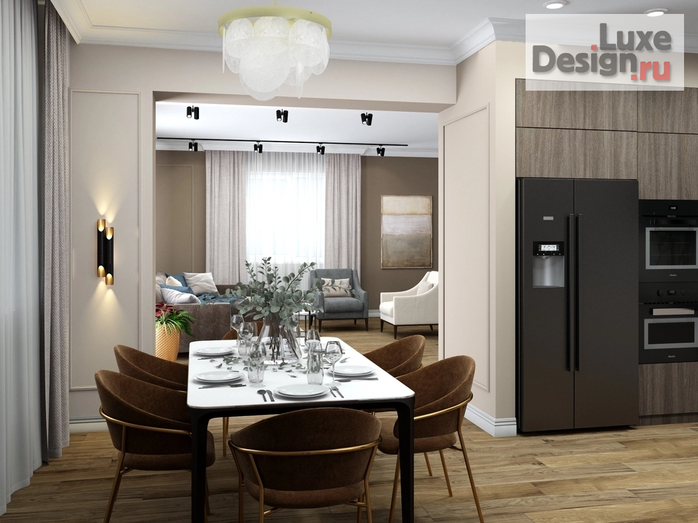 Дизайн интерьера загородного дома "Загородный дом в Московской области" (фото 7)