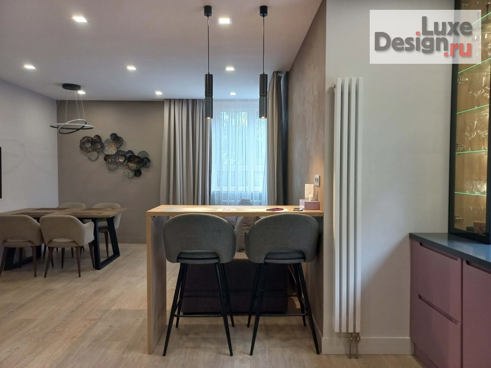 Дизайн интерьера трехкомнатной квартиры "Квартира в Королеве - реализация" (фото 1)