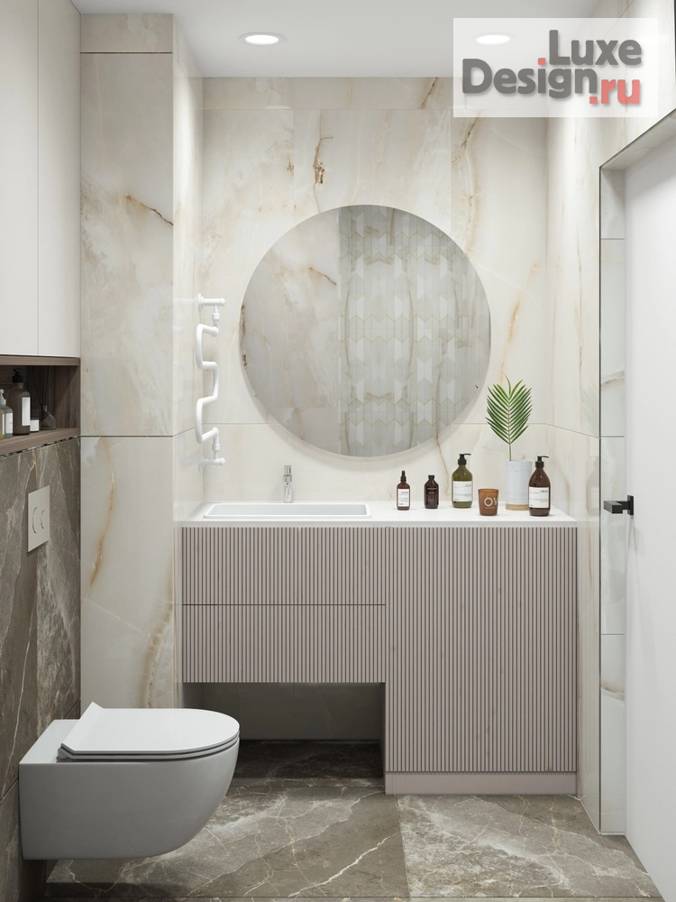 Дизайн интерьера двухкомнатной квартиры "ЖК Пироговская Ривьера - Мытищи" (фото 20)