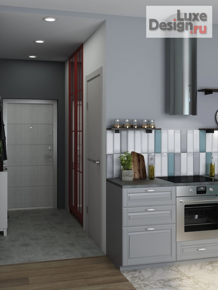 Дизайн интерьера квартиры студии "ЖК Амурская Левел - Москва" (фото 11)