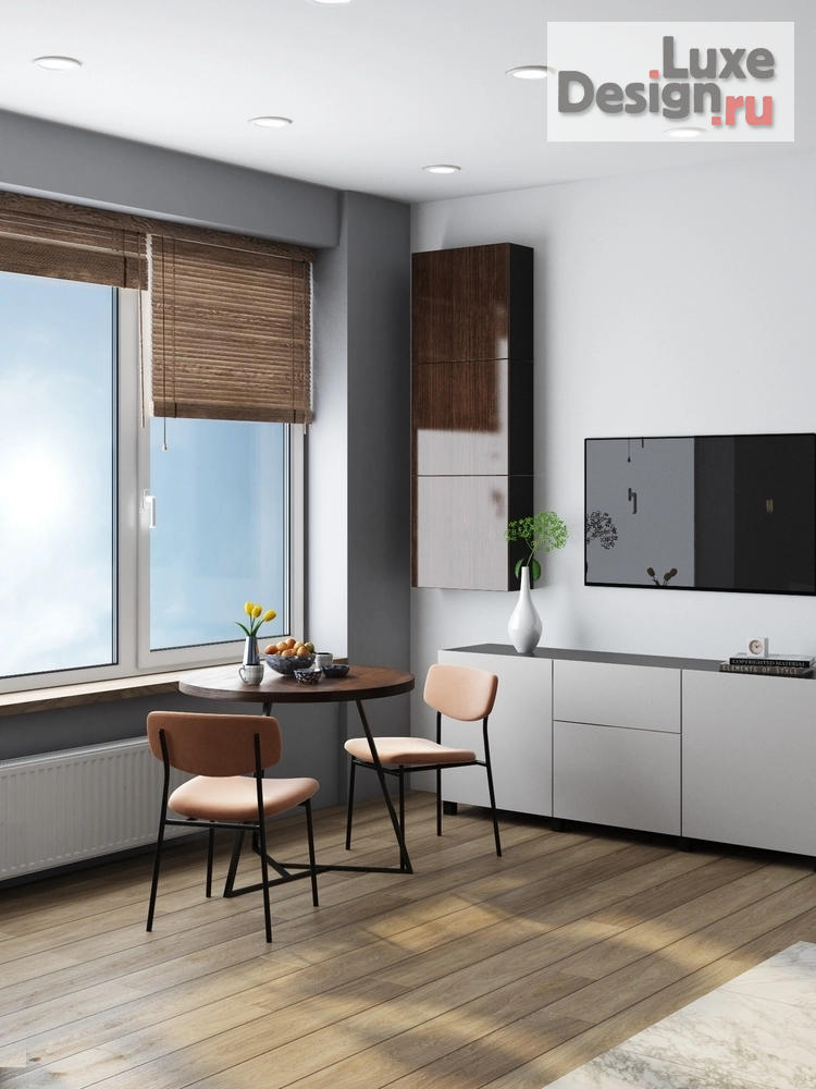 Дизайн интерьера квартиры студии "ЖК Амурская Левел - Москва" (фото 7)