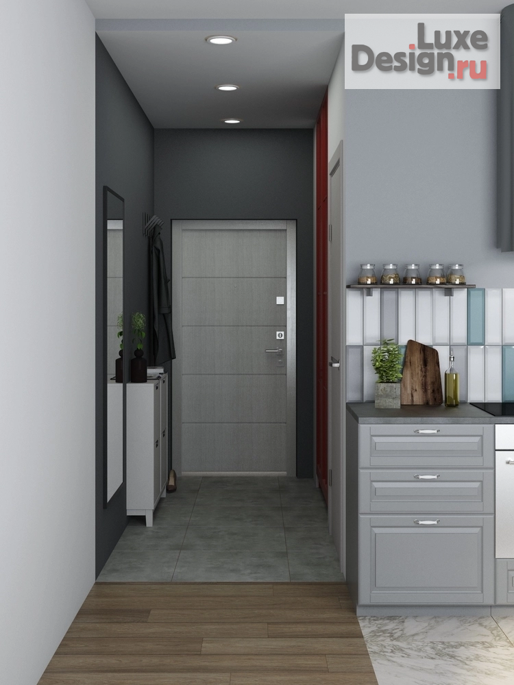 Дизайн интерьера квартиры студии "ЖК Амурская Левел - Москва" (фото 6)