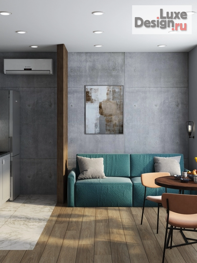 Дизайн интерьера квартиры студии "ЖК Амурская Левел - Москва" (фото 3)