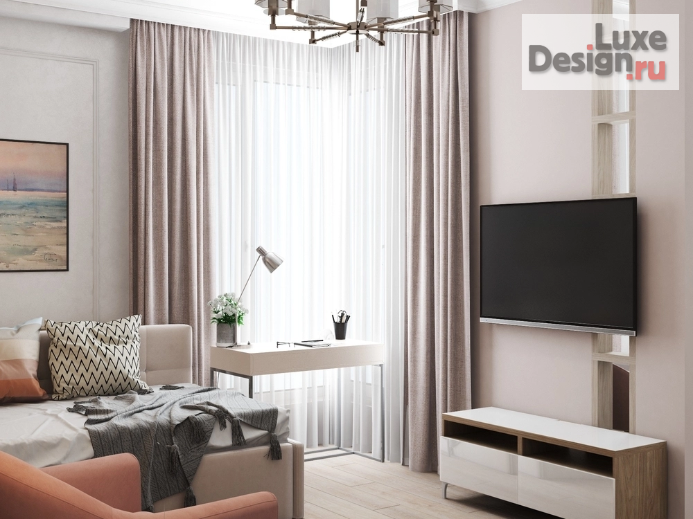 Дизайн интерьера квартиры студии "ЖК Риверскай - Москва" (фото 8)