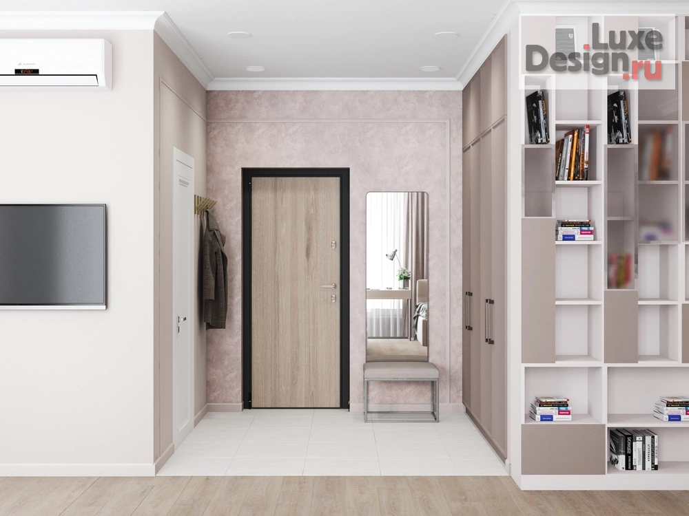 Дизайн интерьера квартиры студии "ЖК Риверскай - Москва" (фото 11)