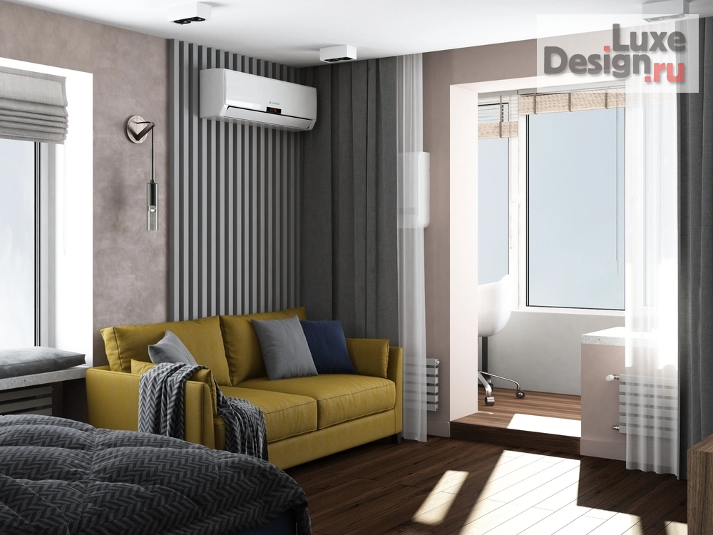 Дизайн интерьера двухкомнатной квартиры "Квартира в Москве" (фото 6)