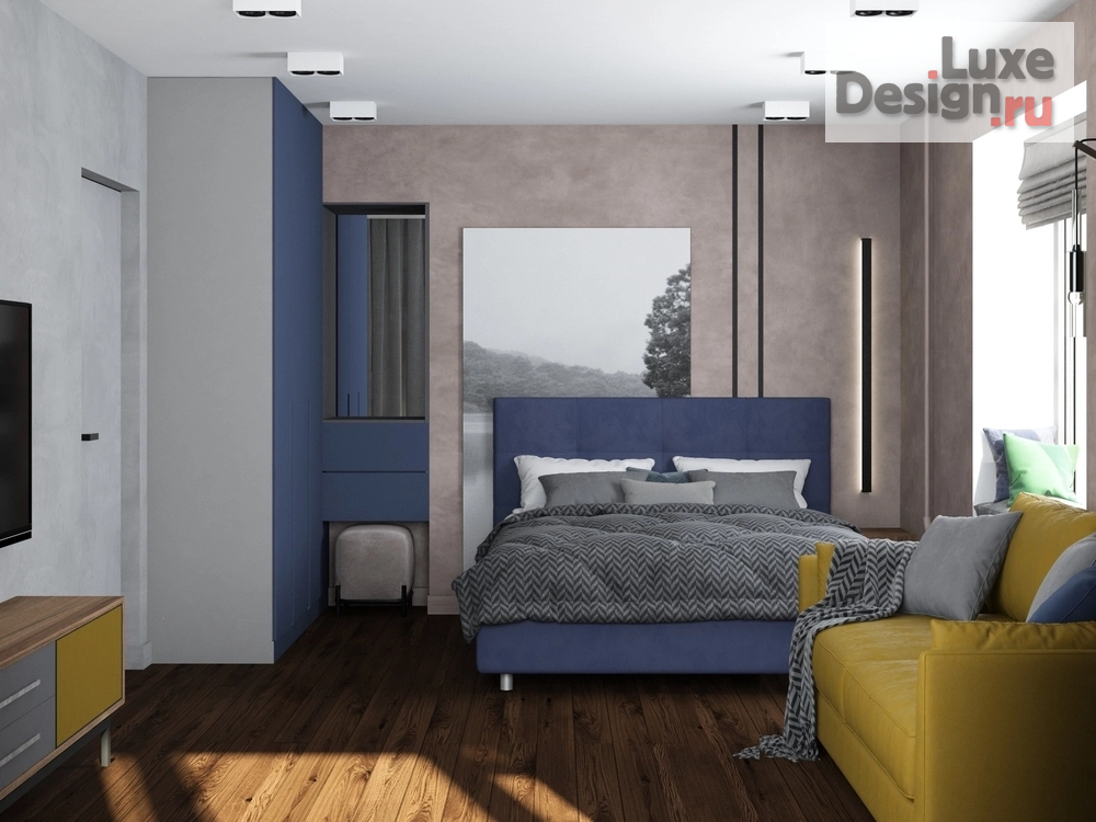 Дизайн интерьера двухкомнатной квартиры "Квартира в Москве" (фото 2)