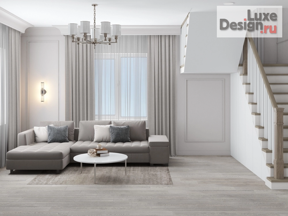 Дизайн интерьера загородного дома "Загородный дом в Московской области" (фото 1)