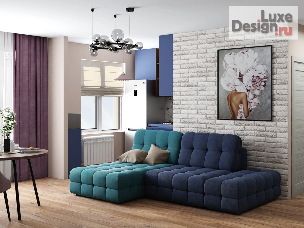 Дизайн интерьера однокомнатной квартиры "Квартира в Москве" (фото 15)